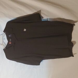 Chaps brown XXL men's colored button down t-shirt